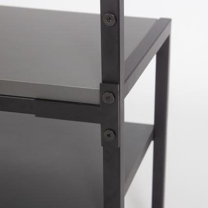 Hallway wall NOMAD 182x78 cm black/anthracite