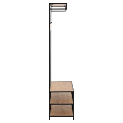 Hallway wall SARON oak/black