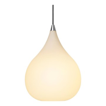 Halo Design 407931 - DROPS cable-hung pendant 1xE27/40W/230V Ø 30 cm white/matte chrome