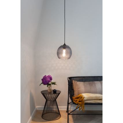 Halo Design 718443 - NOBB Cable-Suspended Pendant Lamp 1xE27/40W/230V Ø 22 cm Smoky Gray