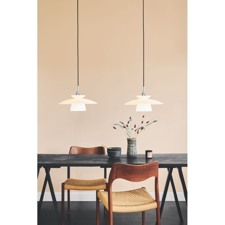 Halo Design 733644 - Pendant light on cord SCANDINAVIA 1xG9/28W/230V Ø 20 cm white