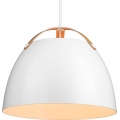 Halo Design 734870 - OSLO cable pendant light 1x E27/40W/230V Ø 40 cm White/Oak