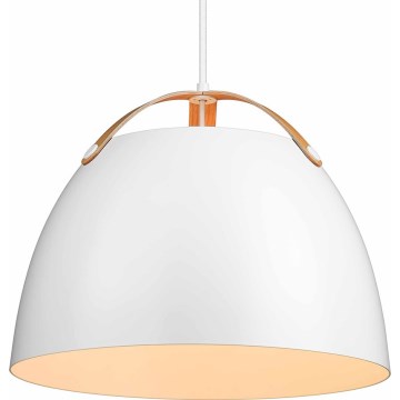 Halo Design 734870 - OSLO cable pendant light 1x E27/40W/230V Ø 40 cm White/Oak
