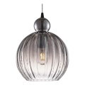 Halo Design 737338 - Cable-hung pendant light BALL BALL 1xE27/40W/230V Ø 32 cm smoky gray