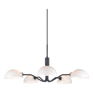Halo Design 740369 - KJOBENHAVN 5-light cable pendant 5xG9/28W/230V Ø 50 cm black