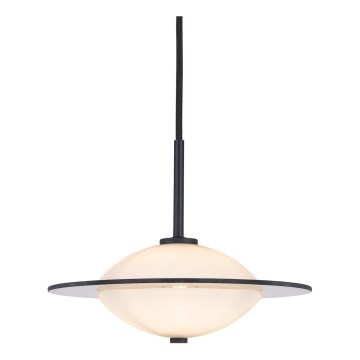 Halo Design 743582 - ORBIT cable-suspended pendant 1xG9/7W/230V, Ø 24 cm, white/black/smoked grey