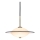 Halo Design 743599 - Cable-hung pendant ORBIT 1xG9/7W/230V dia. 24 cm white/brass/smoked grey