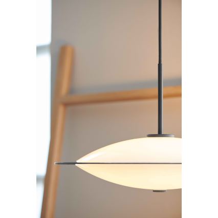 Halo Design 743629 - ORBIT cable pendant 3xG9/7W/230V Ø 40 cm White/Brass/Smoked Grey