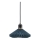 Halo Design 744060 - PARIS cable-hung pendant light 1xG9/28W/230V Ø 24 cm blue/brass/oak