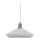 Halo Design 744169 - Cable-hung pendant PARIS 1x E27/60W/230V Ø 40 cm white/brass/oak