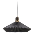 Halo Design 744299 - Cable pendant light PARIS 1xE27/60W/230V Ø 56 cm black/brass/oak