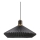 Halo Design 744299 - Cable pendant light PARIS 1xE27/60W/230V Ø 56 cm black/brass/oak