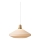 Halo Design 744305 - PARIS cable pendant light 1xE27/40W/230V Ø 56 cm cream/brass/oak