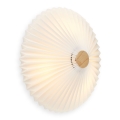 Halo Design 745081 - PARIS Wall Sconce 3xG9/28W/230V, Ø 40 cm, White/Brass/Oak