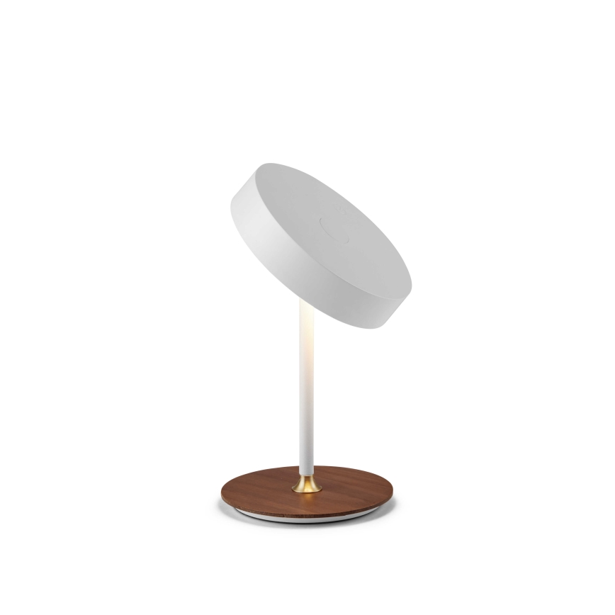 Halo Design 745760 - LED Dimmable Rechargeable Table Lamp ON THE MOVE LED/2,5W/4000 mAh white/wood