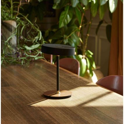 Halo Design 745777 - ON THE MOVE LED Dimmable Rechargeable Table Lamp LED/2.5W/4000 mAh Black/Wood