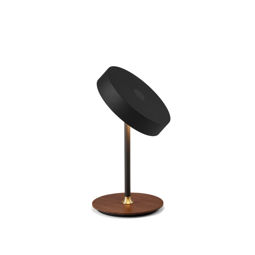 Halo Design 745777 - ON THE MOVE LED Dimmable Rechargeable Table Lamp LED/2.5W/4000 mAh Black/Wood