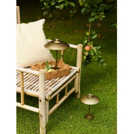 Halo Design 746149 - MINI STEPP Dimmable Rechargeable Outdoor Table Lamp LED/1.8W/1600 mAh IP44 Brass