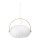 Halo Design 746347 - DC cable pendant, 1xE27/40W/230V, Ø 40 cm, white/oak