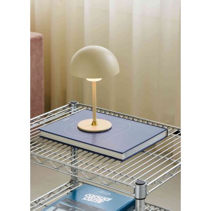 Halo Design 747597 - LED Dimmable Rechargeable Table Lamp MOON LIGHT LED/2.7W/2600 mAh Cream