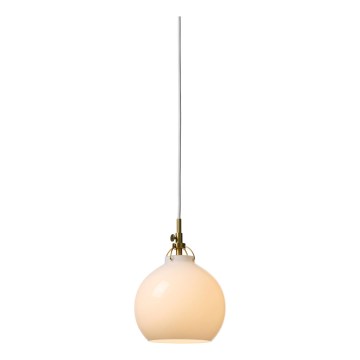 Halo Design 747924 - TOSCANA Cable Pendant 1xG9/28W/230V diam. 18 cm Cream/Brass