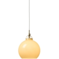 Halo Design 748006 - TOSCANA cable-hung pendant 1xE27/40W/230V Ø 27 cm beige/brass