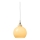 Halo Design 748006 - TOSCANA cable-hung pendant 1xE27/40W/230V Ø 27 cm beige/brass