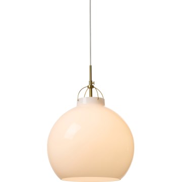 Halo Design 748068 - Cable-hung pendant light TOSCANA 1xE27/40W/230V Ø 36 cm cream/brass