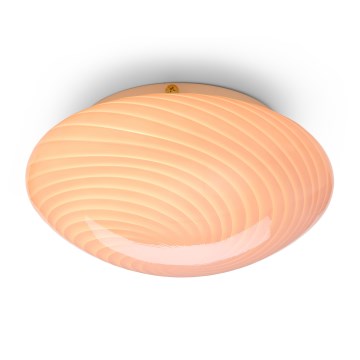 Halo Design 748709 - CANDY ceiling light 1xE27/40W/230V Ø 30 cm pink/brass