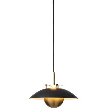 Halo Design 749034 - STEPP LED Dimmable Cable-Hung Pendant LED/12W/230V Ø 24 cm Black/Brass