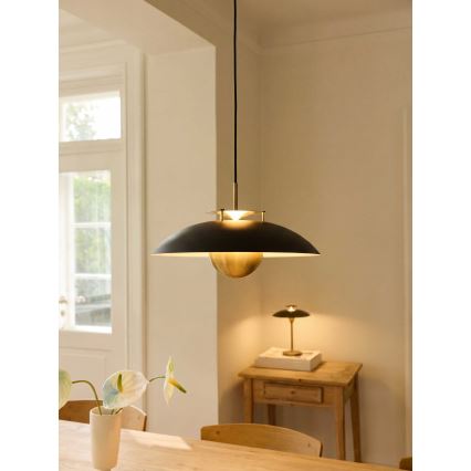 Halo Design 749102 - STEPP Dimmable LED Pendant on Cable LED/24W/230V Ø 46 cm Black/Brass