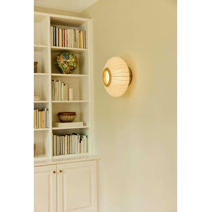 Halo Design 749362 - Ceiling light BALLOON 1xE27/40W/230V Ø 40 cm oak/white