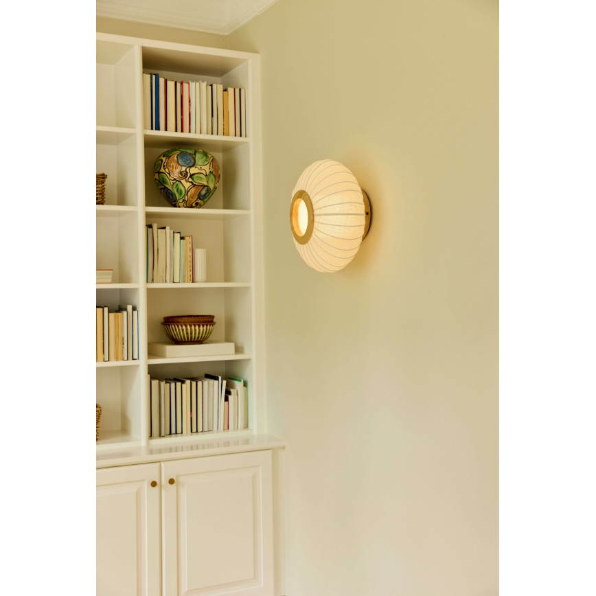 Halo Design 749362 - Ceiling light BALLOON 1xE27/40W/230V Ø 40 cm oak/white