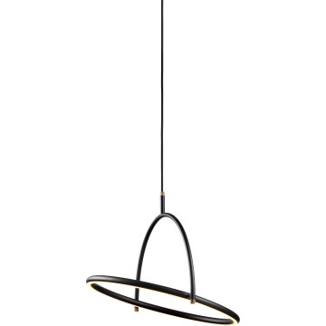 Halo Design 749539 - TILT LED Dimmable Cable Pendant LED/40W/230V Ø 40 cm Black