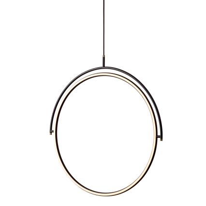 Halo Design 749539 - TILT LED Dimmable Cable Pendant LED/40W/230V Ø 40 cm Black