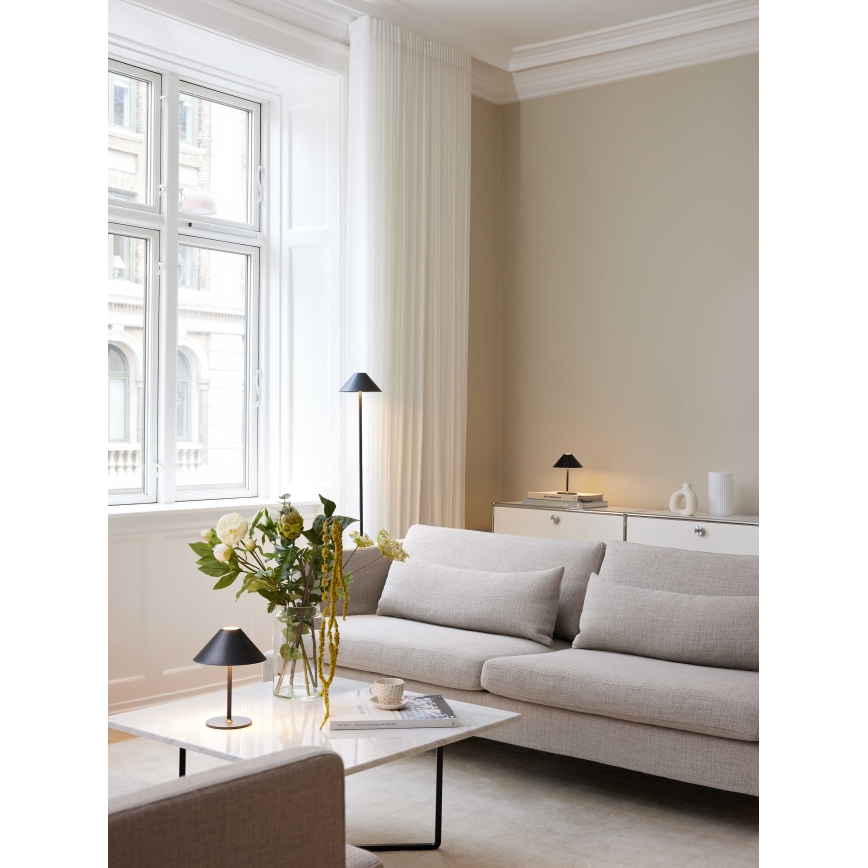 Halo Design 800803 - HYGGE LED Rechargeable Dimmable Outdoor Table Lamp LED/3W/4000 mAh IP54 black