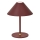 Halo Design 800834 - Dimmable LED Rechargeable Outdoor Table Lamp HYGGE LED/3W/4000 mAh IP54 Burgundy