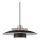 Halo Design 990259 - SORUP Cable Pendant Light 1xE27/40W/230V, Ø 40 cm, Black/Polished Chrome