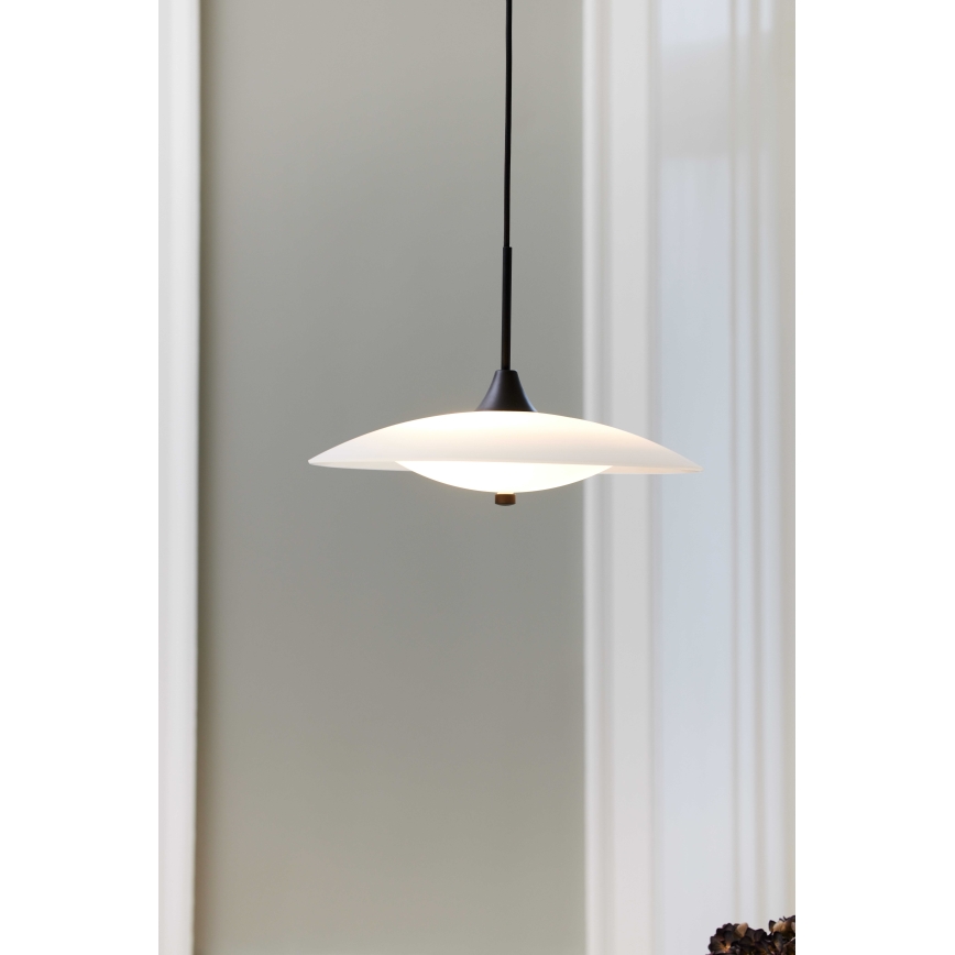 Halo Design 991317 - BARONI cable-suspended chandelier 3xG9/18W/230V dia. 46 cm white/black