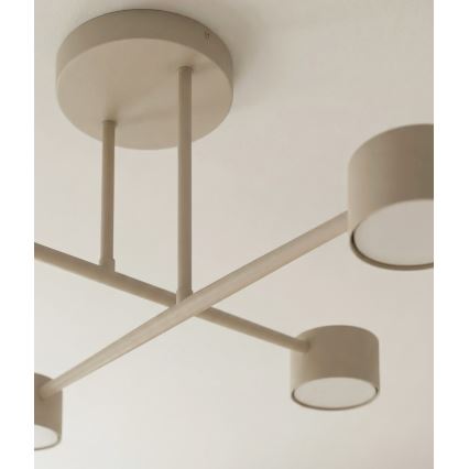 HALO Flush-Mount Ceiling Light 4x GX53/10W/230V, Beige