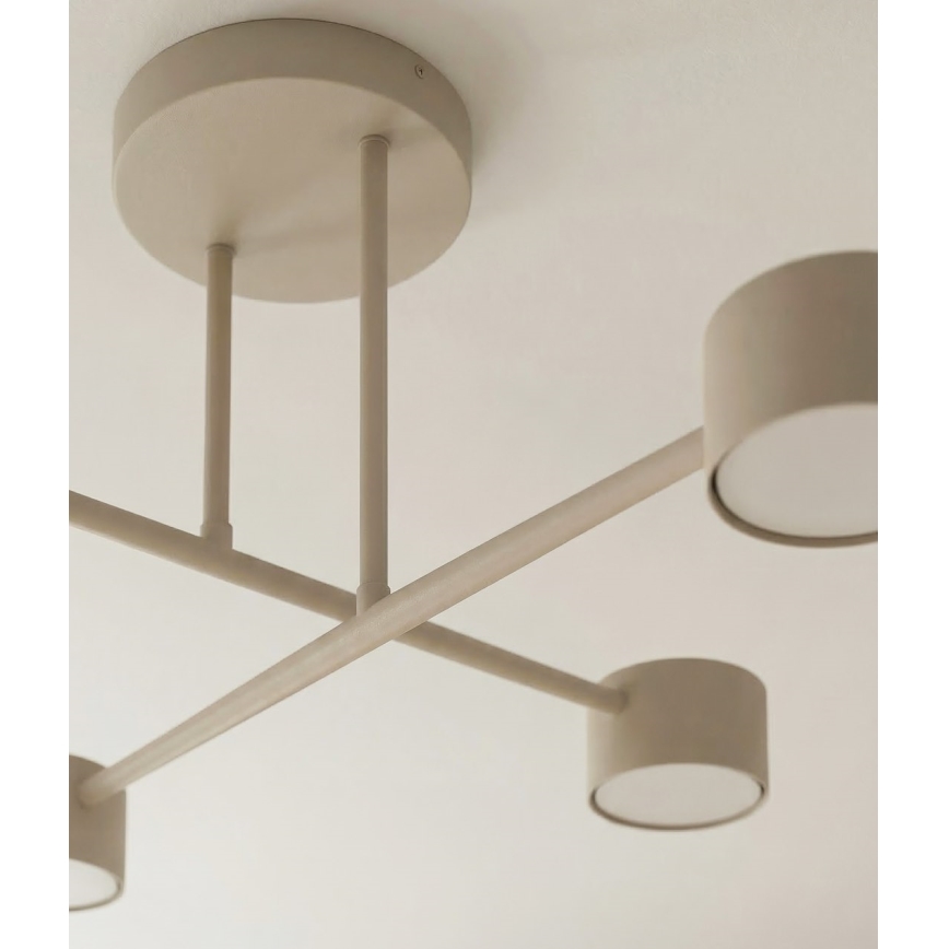 HALO Flush-Mount Ceiling Light 4x GX53/10W/230V, Beige