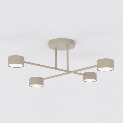 HALO Flush-Mount Ceiling Light 4x GX53/10W/230V, Beige
