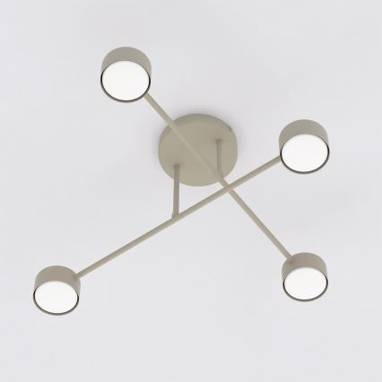 HALO Flush-Mount Ceiling Light 4x GX53/10W/230V, Beige