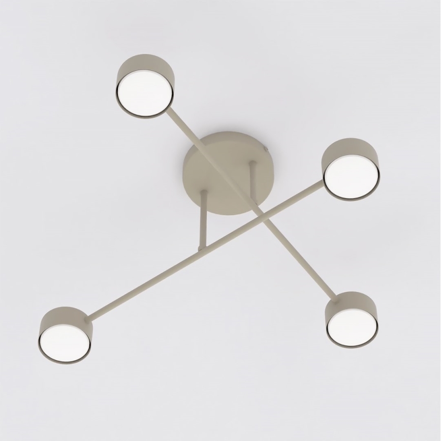 HALO Flush-Mount Ceiling Light 4x GX53/10W/230V, Beige