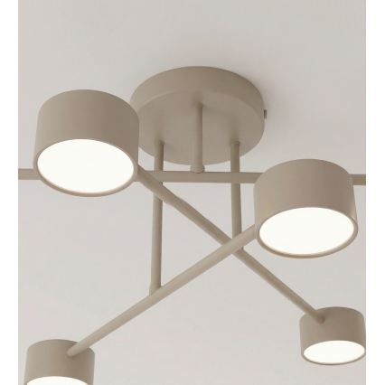 HALO Flush-Mount Ceiling Light 6xGX53/10W/230V, Beige
