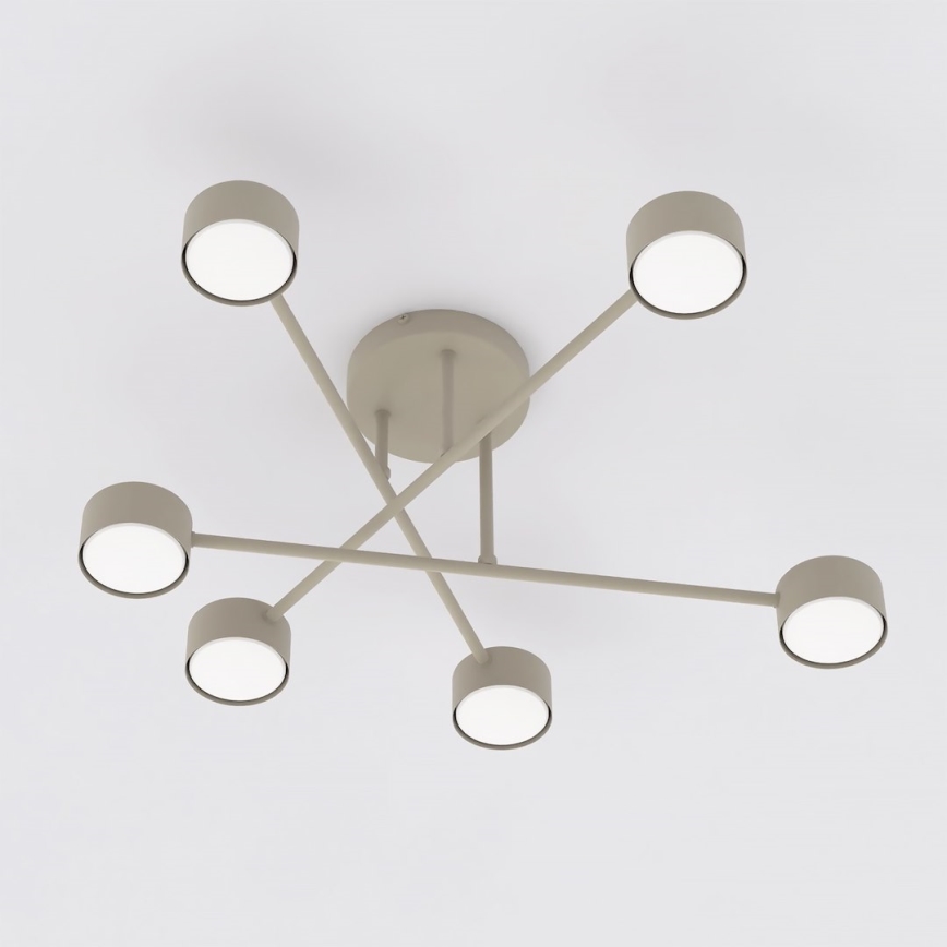 HALO Flush-Mount Ceiling Light 6xGX53/10W/230V, Beige