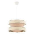 HALO Pendant Light 1xE27/60W/230V Beige/Cream
