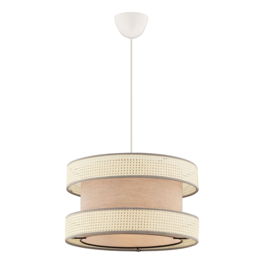 HALO Pendant Light 1xE27/60W/230V Beige/Cream