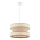 HALO Pendant Light 1xE27/60W/230V Beige/Cream