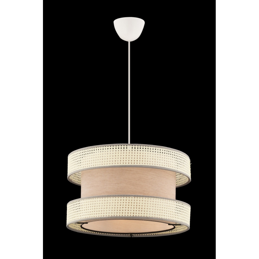 HALO Pendant Light 1xE27/60W/230V Beige/Cream